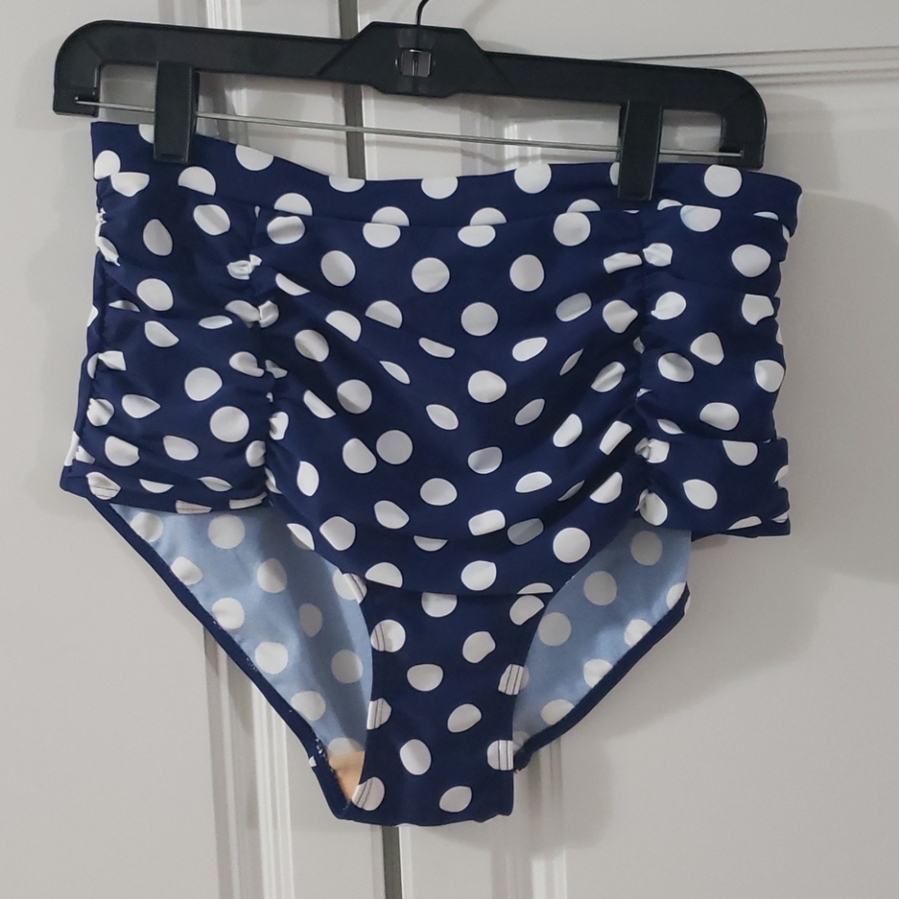 Polka dot swim bottoms